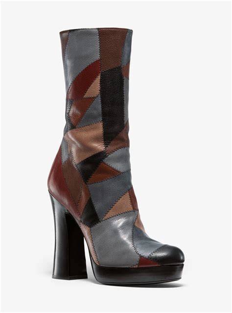 michael kors patchwork boots|michael kors men's boots.